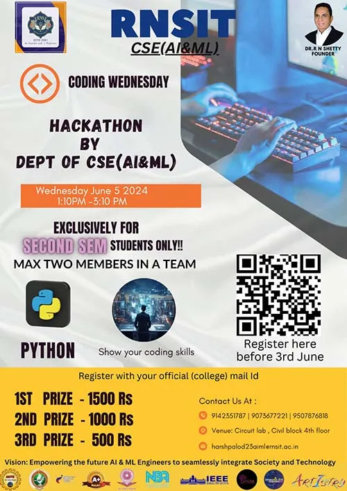Hackathon by Dept of CSE (AI&ML)