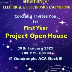 First Year Project Open House