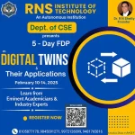 5 Day FDP on Digital Twins & Their Applications